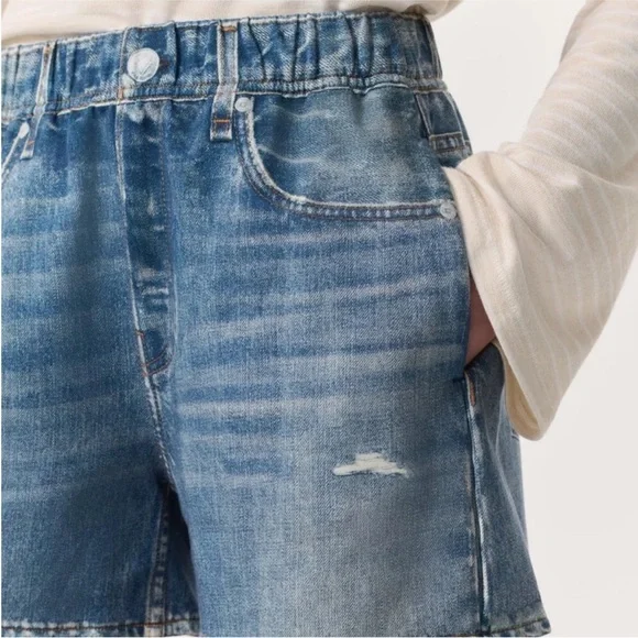 RAG & BONE Miramar Brooke 100% Cotton Terry Walking Shorts Large - Picture 3 of 14